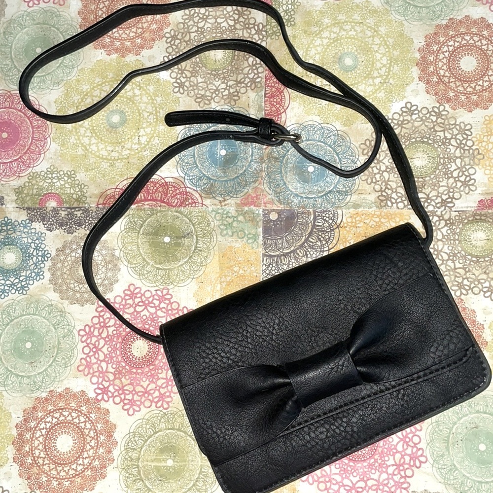 Bow crossbody/clutch Purse
